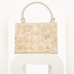 NWT Cult Gaia Bloom Raffia Tote